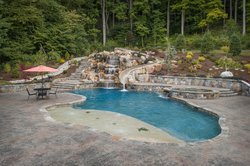 Custom Residential Pool #075 by Pools by Murphy