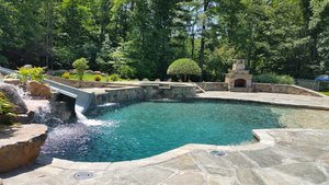 Custom Residential Pool #095 by Pools by Murphy