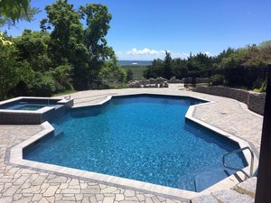 Custom Residential Pool #096 by Pools by Murphy